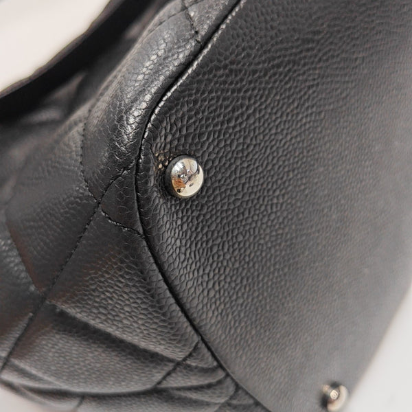 CC TIMELESS SOFT Quilted Grained Calfskin Black