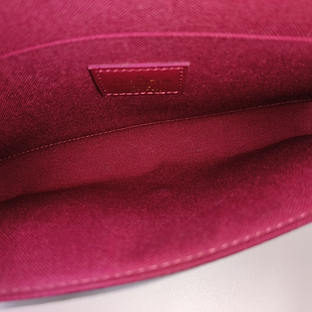 FÉLICIE Monogram Coated Canvas Brown
