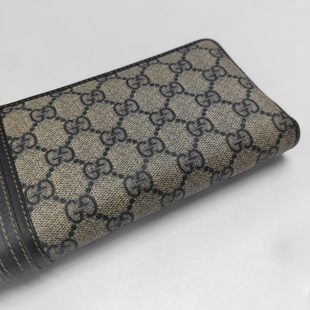 Monogram Coated Canvas Wallet Beige
