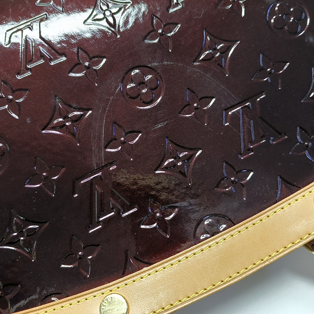 BREA MM Monogram Patent Leather Red
