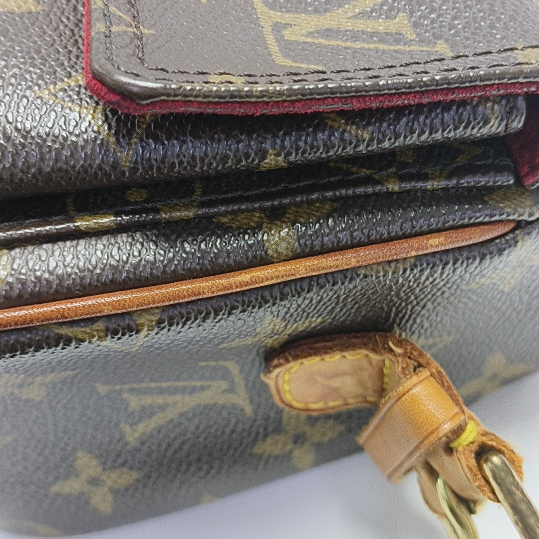 VIVA CITE Monogram Coated Canvas Brown