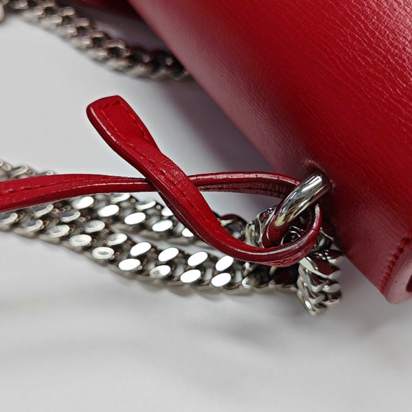 SUNSET Medium Calfskin Red