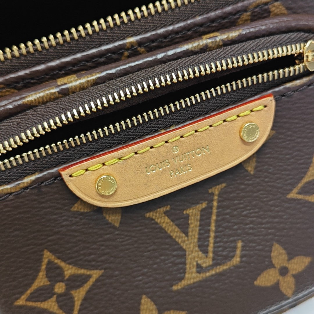 UTILITY Mini Monogram Coated Canvas Brown