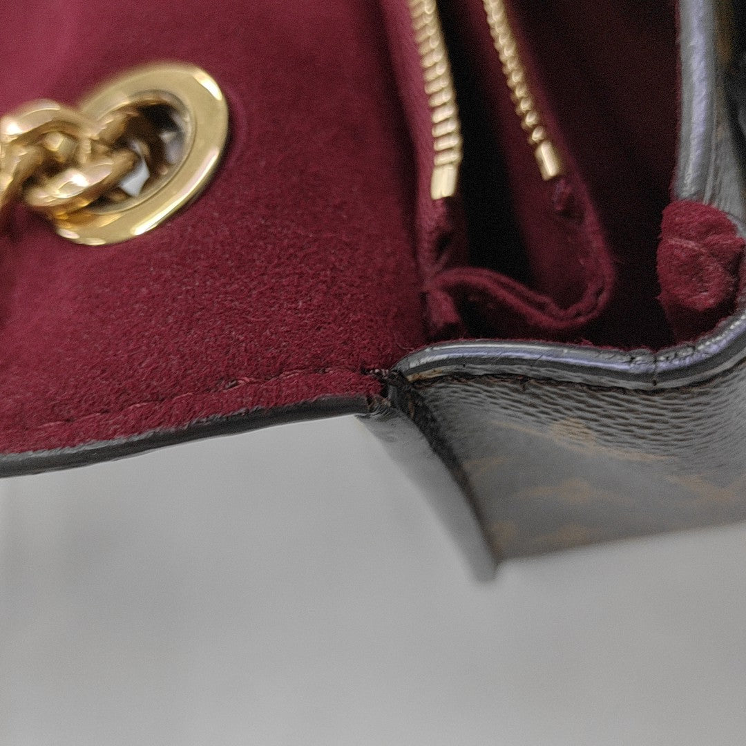 PASSY Monogram Coated Canvas Brown
