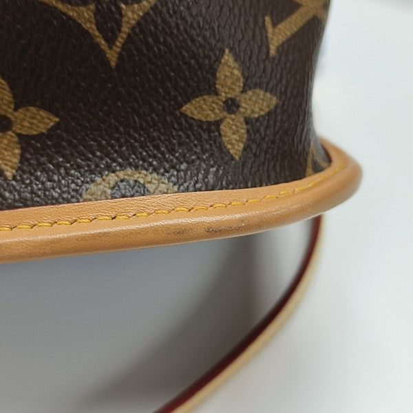 DIANE Monogram Coated Canvas Brown