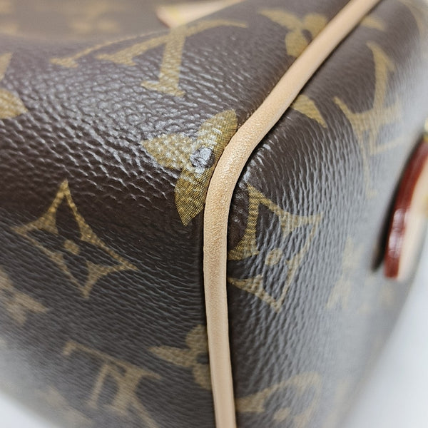 SPEEDY 20 Monogram Coated Canvas Brown