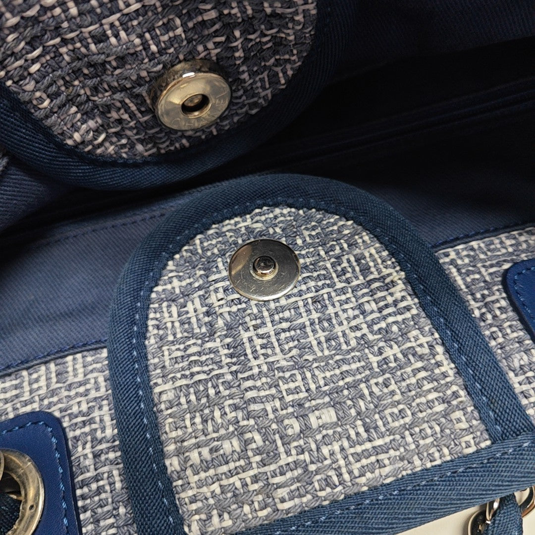 DEAUVILLE Large Wool Blue