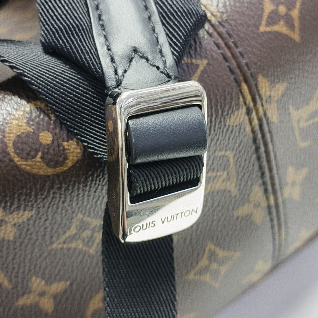 JOSH PM Monogram Coated Canvas Brown