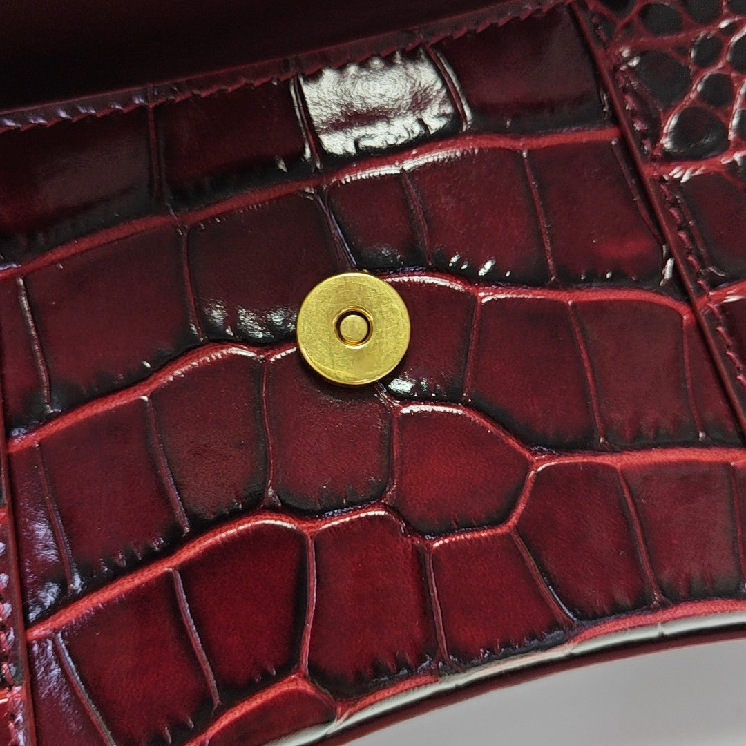 Hourglass XS Calfskin Red