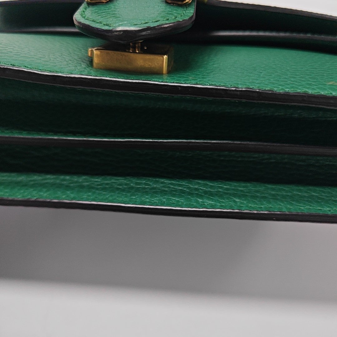 Dionysus Small Calfskin Green