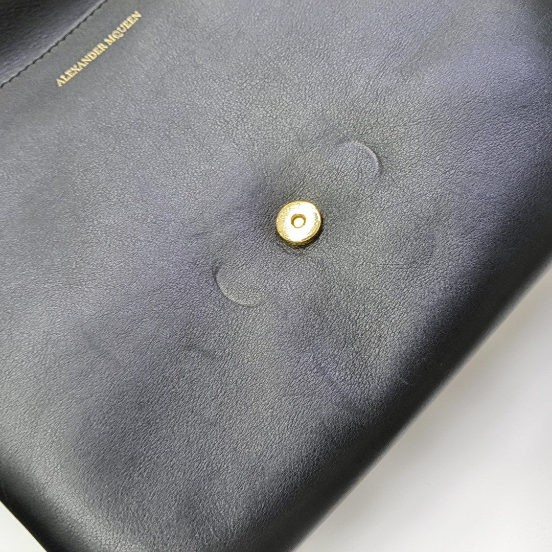 Calfskin Shoulder Bag Black