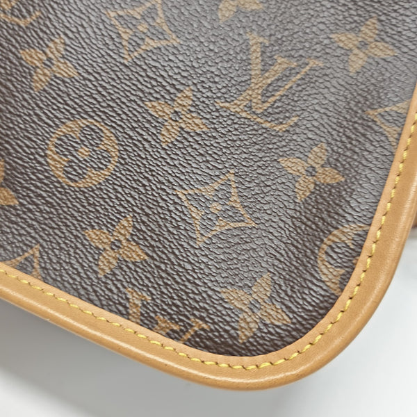 DIANE Monogram Coated Canvas Brown