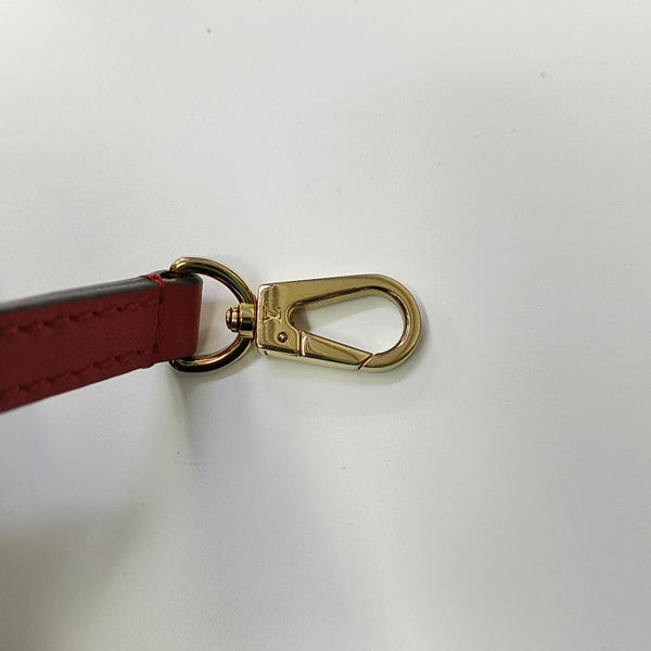 LOCKY BB Monogram Coated Canvas Red