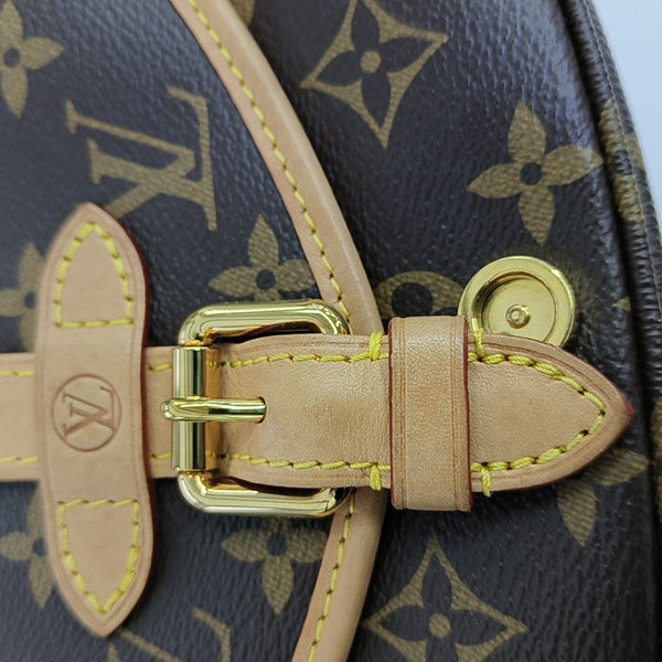 SAUMUR BB Monogram Coated Canvas Brown