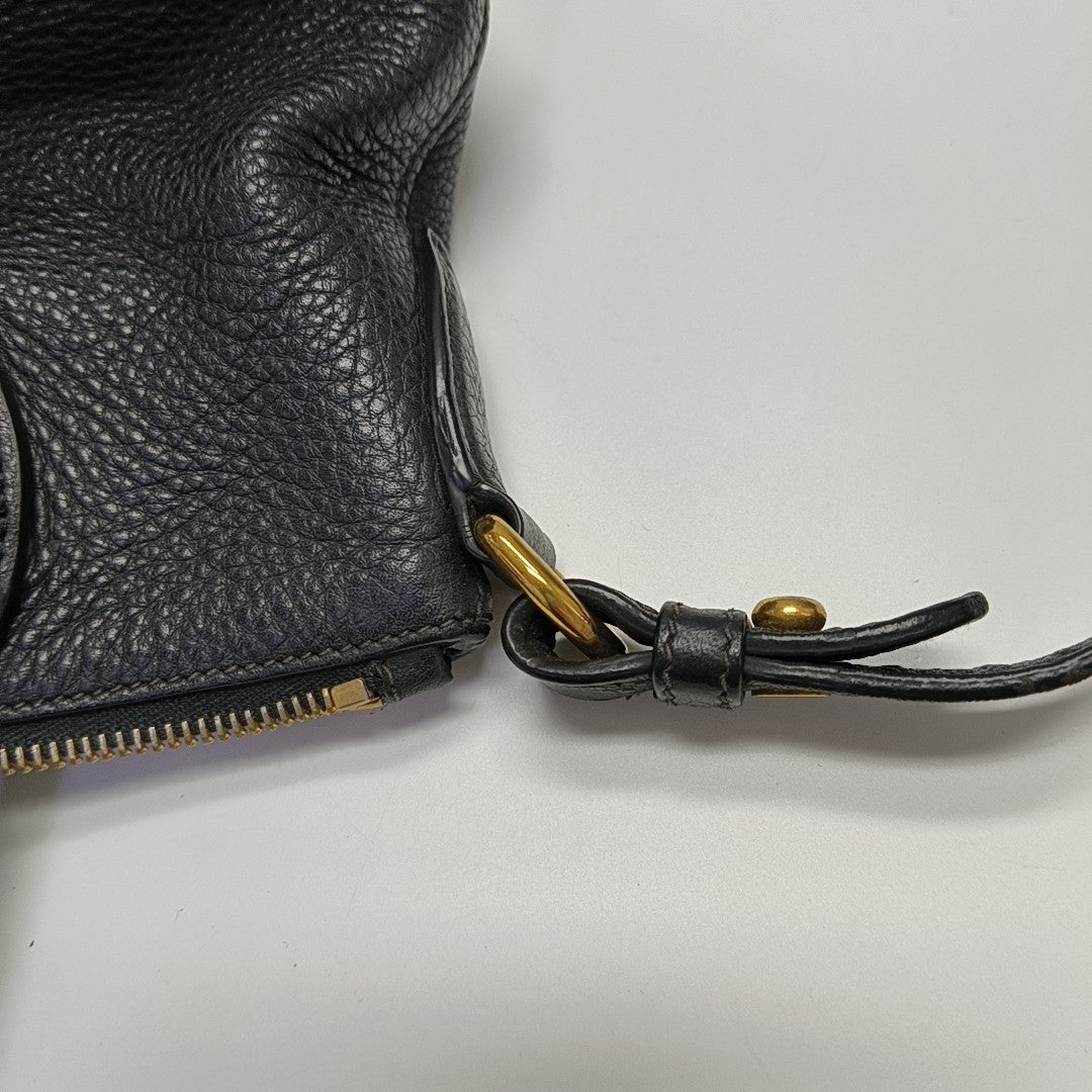 Calfskin Tote Bag Large Black