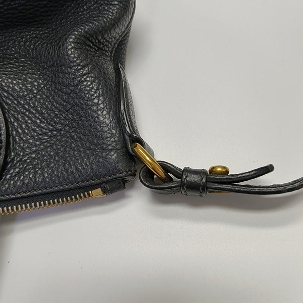Calfskin Tote Bag Large Black