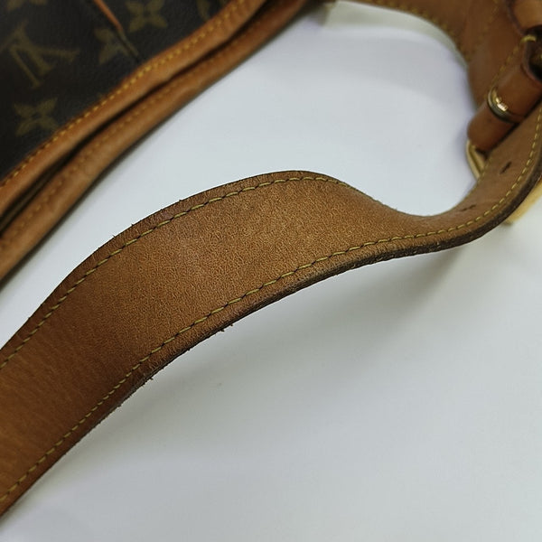 GALLIERA Monogram Coated Canvas Brown