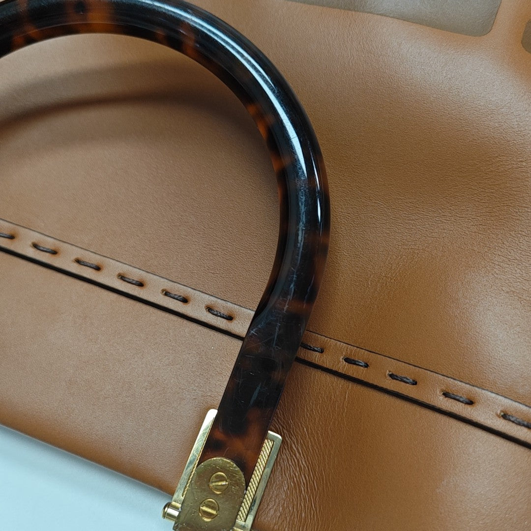 Sunshine Large Calfskin Brown