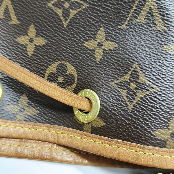 NOÉ BB Monogram Coated Canvas Brown