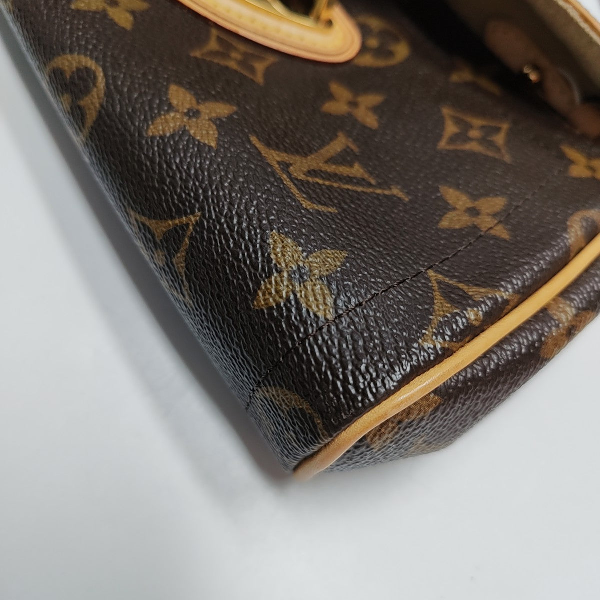 BEVERLY Monogram Coated Canvas Brown