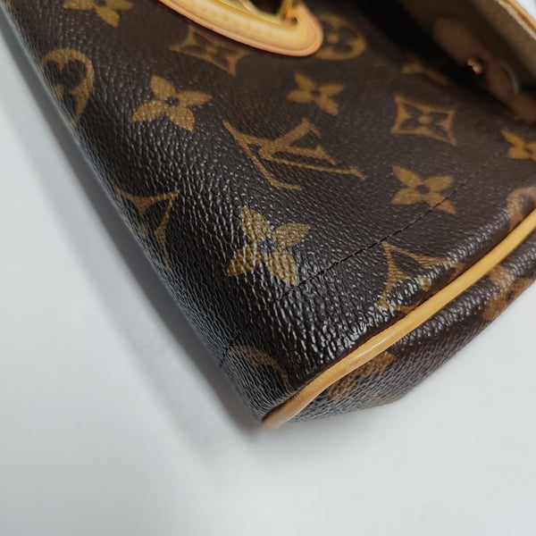 BEVERLY Monogram Coated Canvas Brown