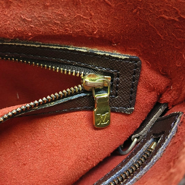 BUCKET PM Damier Ebene Coated Canvas Brown