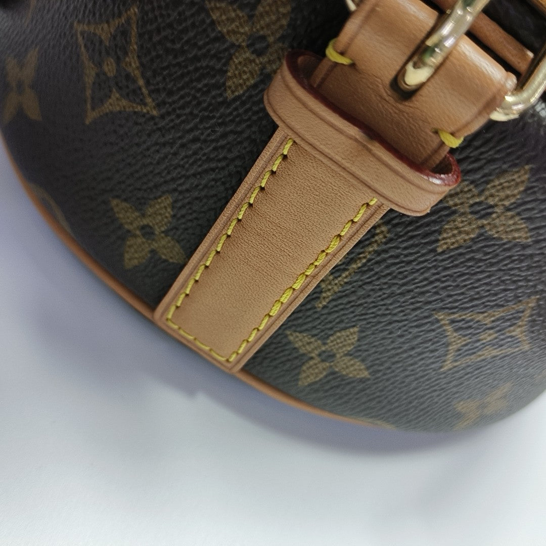 TAMBOURINE Monogram Coated Canvas Brown