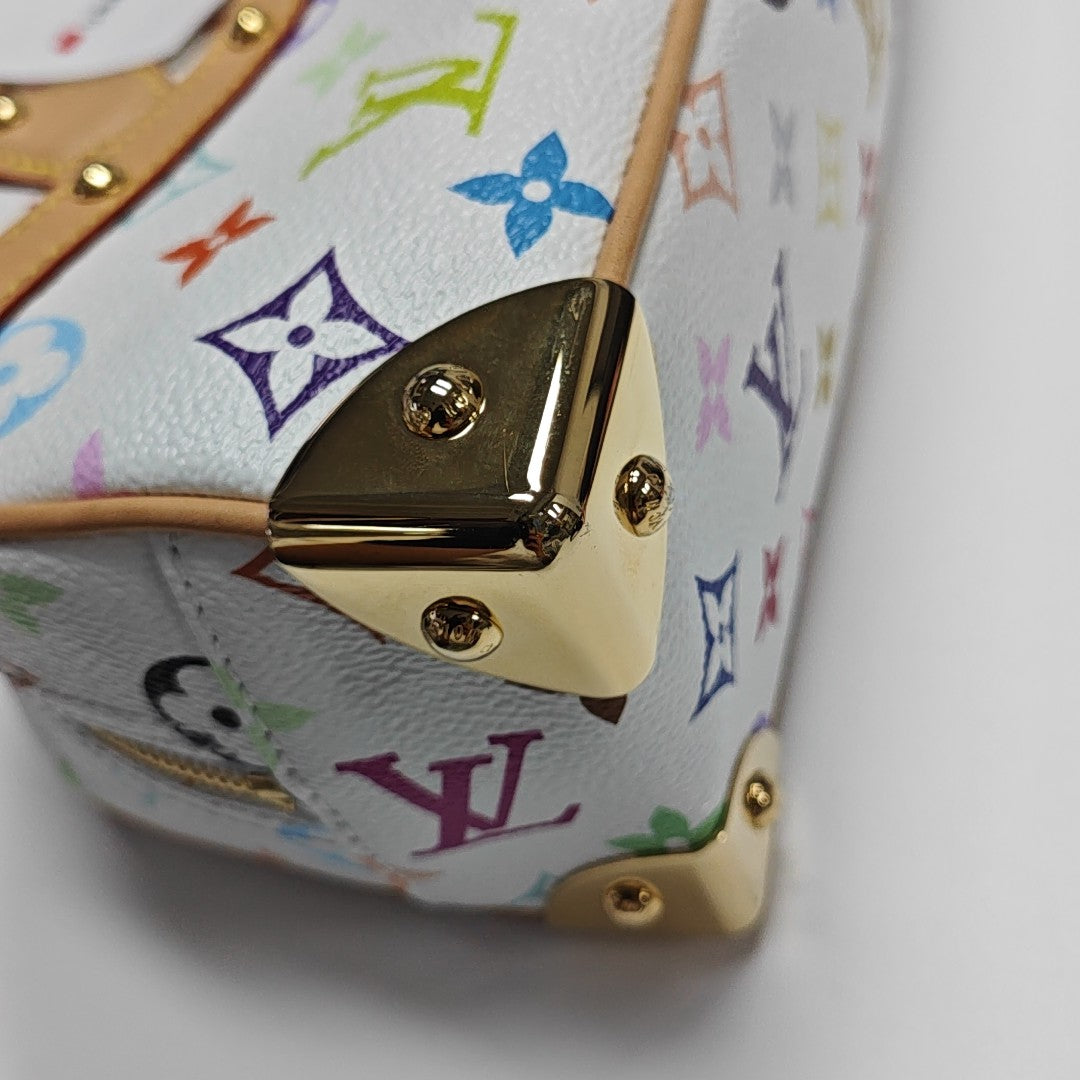 LV × TM HANDBAG EAST WEST Monogram Coated Canvas White