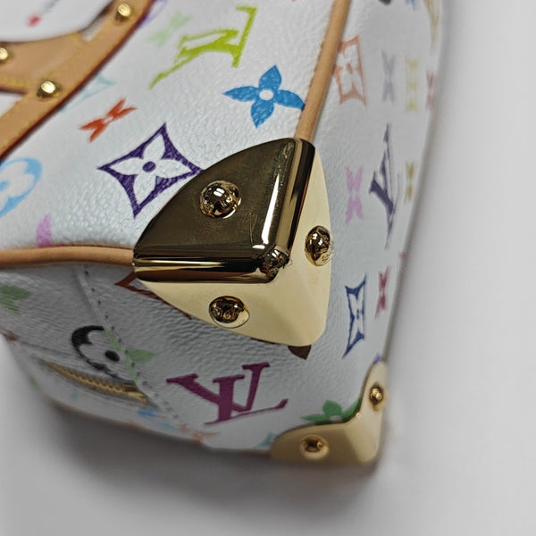LV × TM HANDBAG EAST WEST Monogram Coated Canvas White