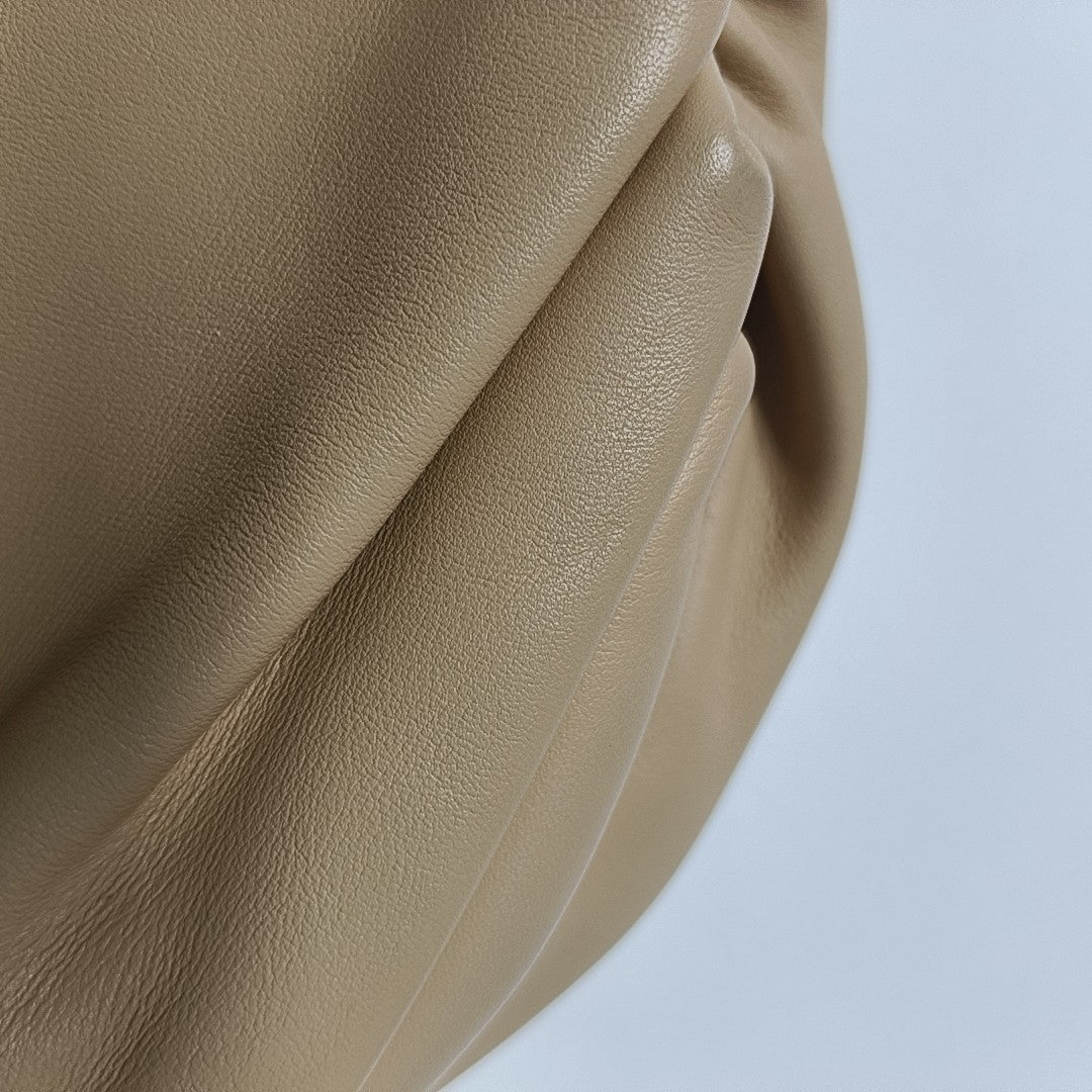 Calfskin Shoulder Bag Beige