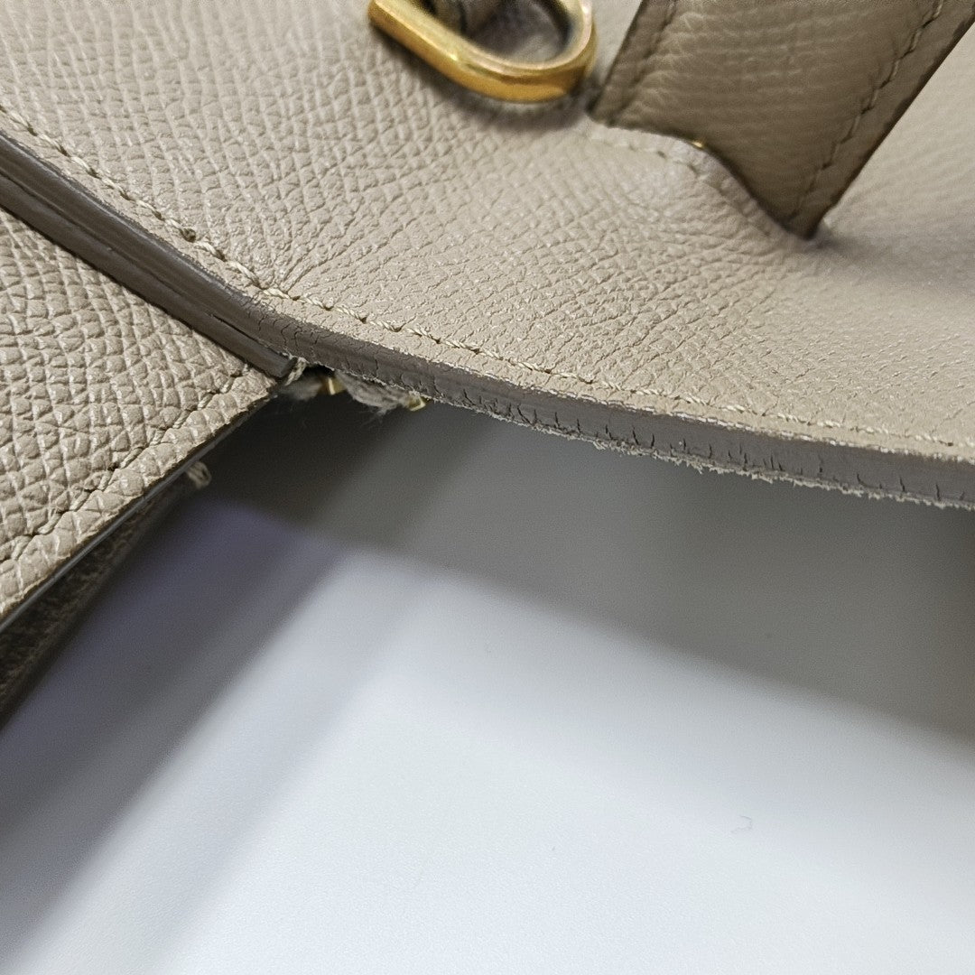 BELT Nano Calfskin Gray