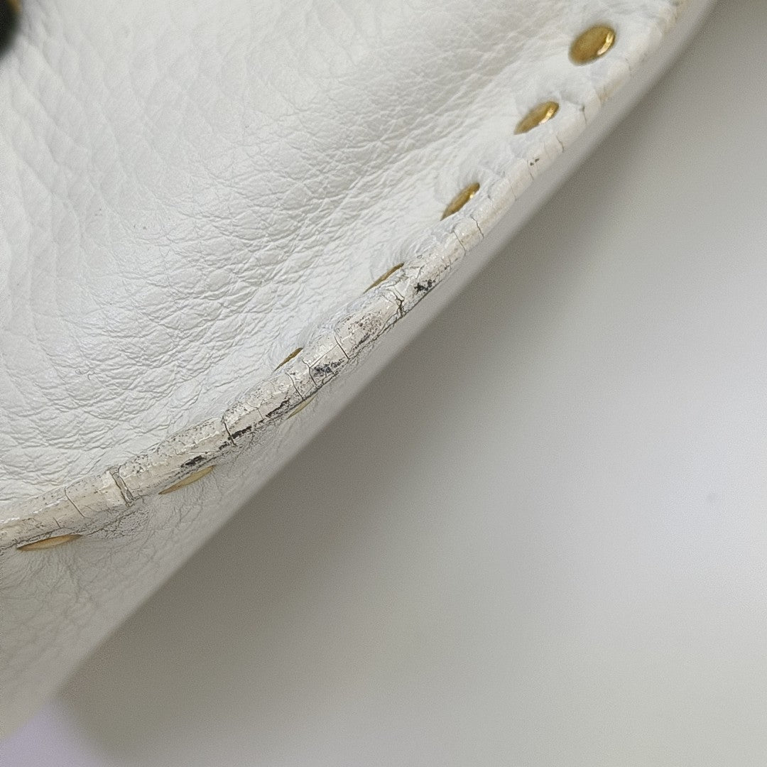 POULBOT Calfskin White