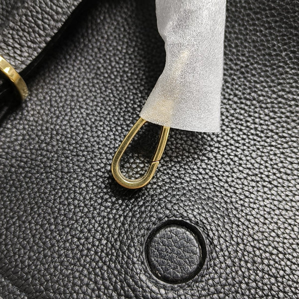 Calfskin Shoulder Bag Black