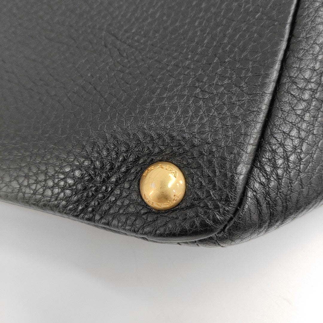 Vitello Daino Calfskin Black