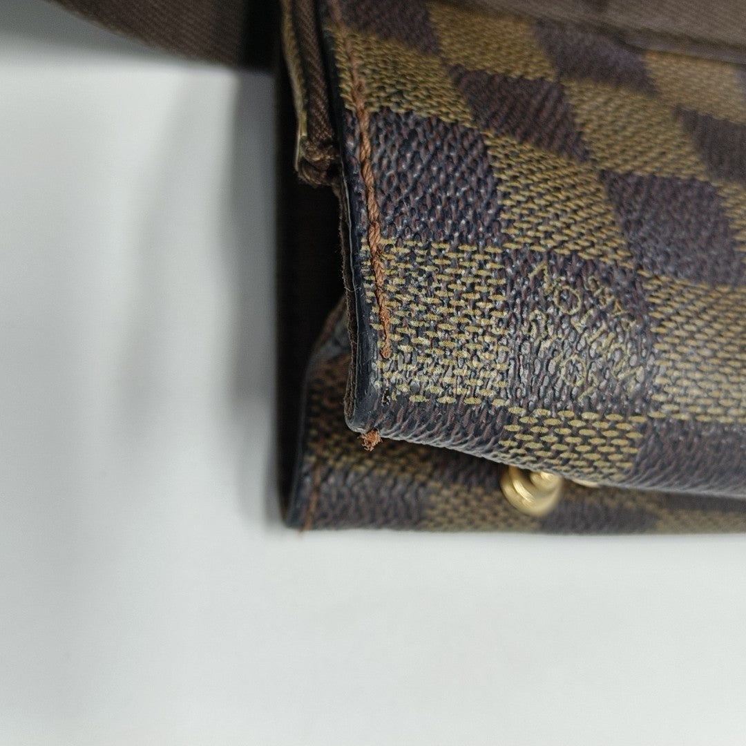 VINTAGE BEAUBOURG Damier Ebene Coated Canvas Brown