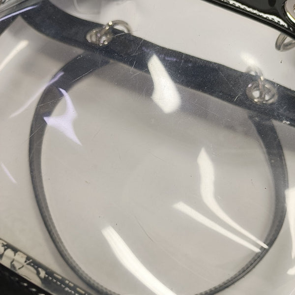 Plastic Top Handle Bag Clear