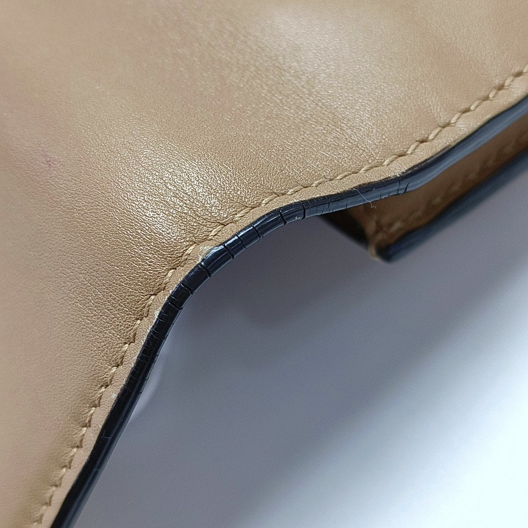Authenticated pre-owned  Interlocking G Calfskin Beige - Crossbody Bag at Looply