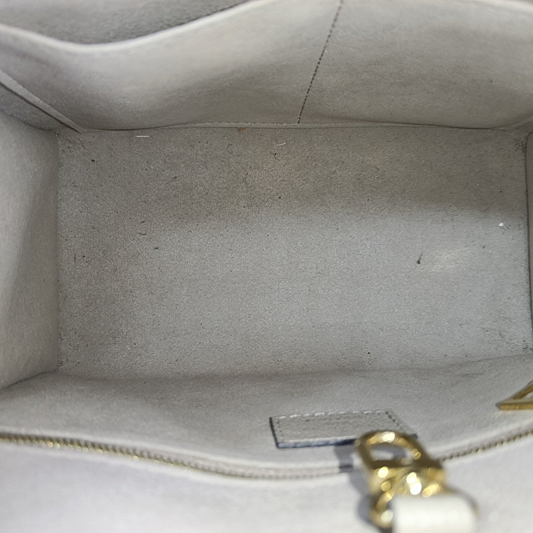 ONTHEGO PM Monogram Calfskin Gray