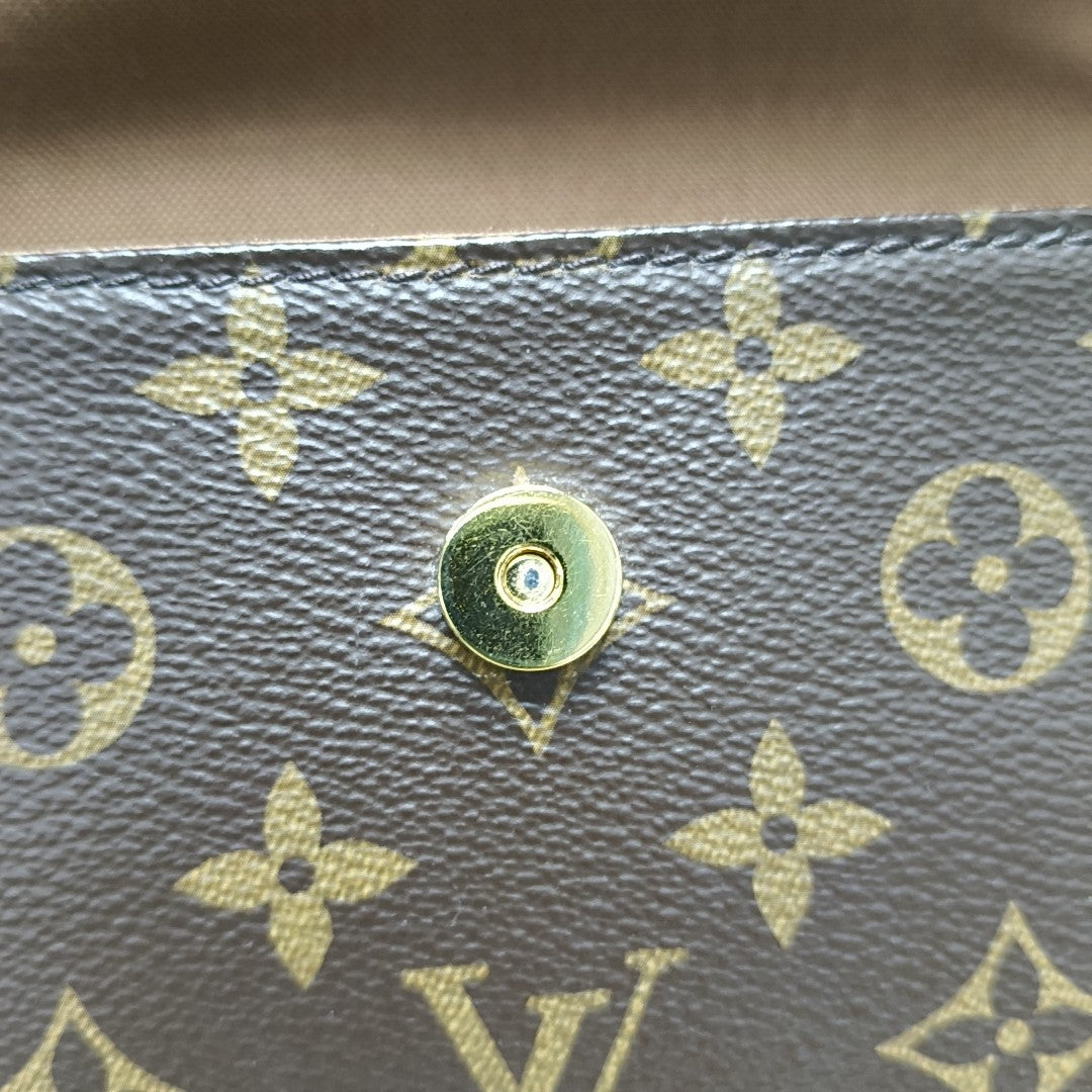 IVY Monogram Coated Canvas Brown