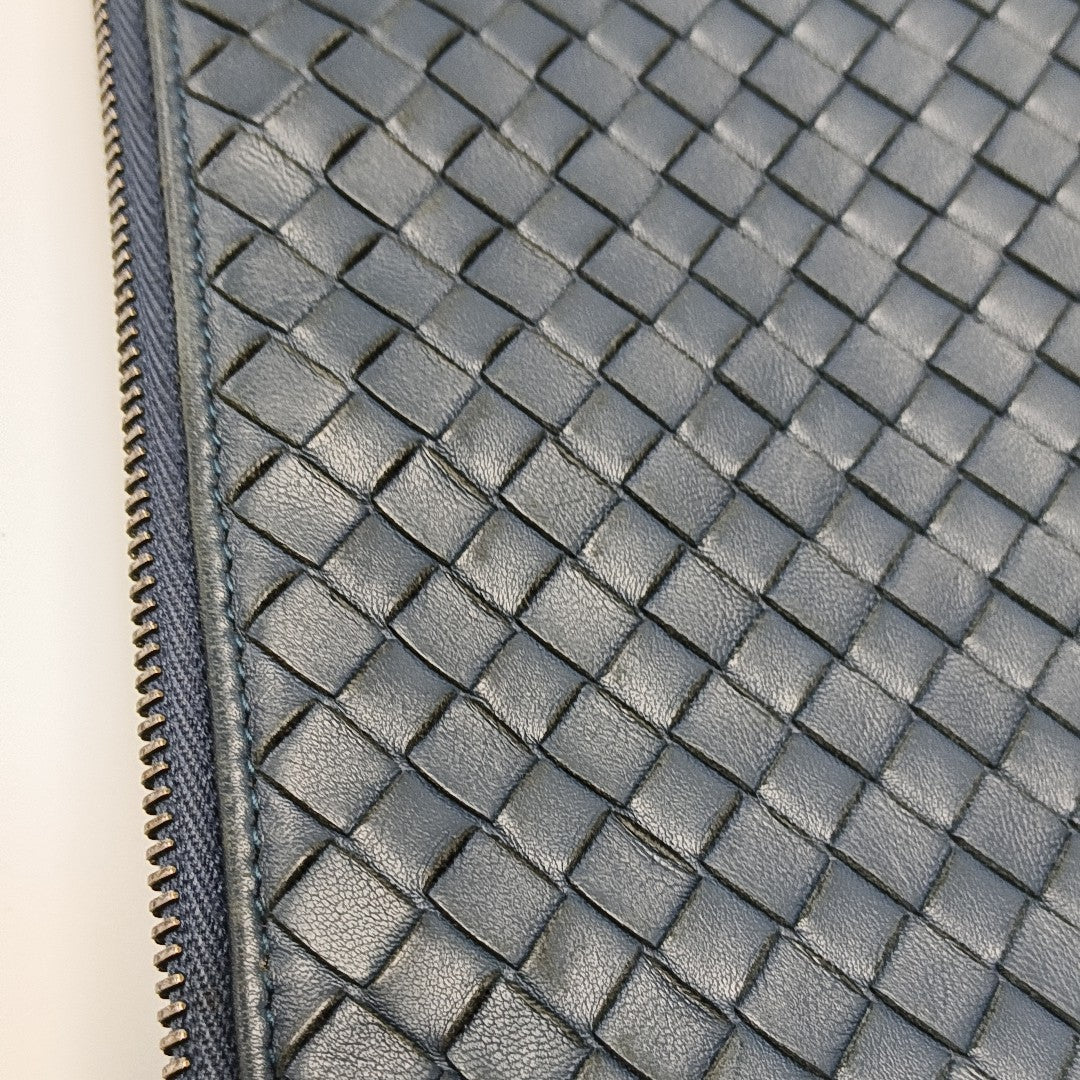 Lambskin Clutch Blue