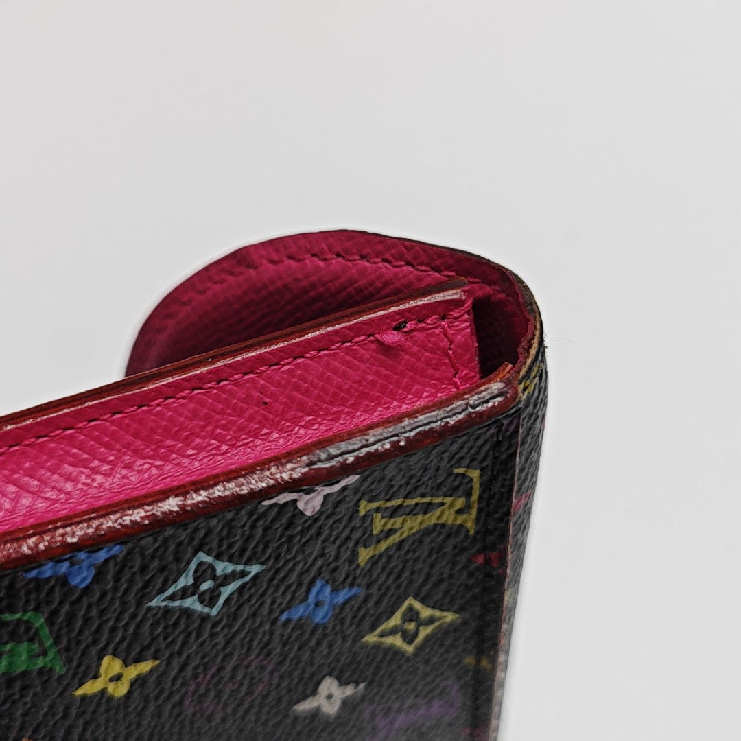 LV × TM ROSALIE Monogram Coated Canvas Black Coin Purse