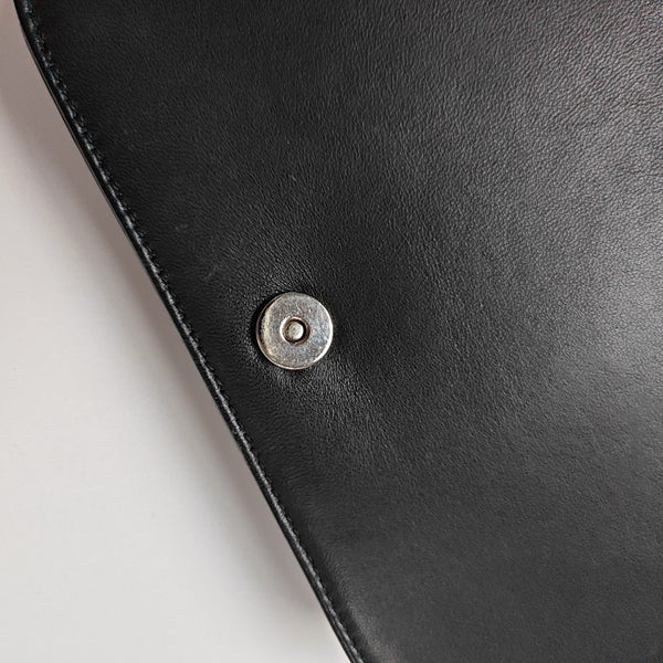 Calfskin Shoulder Bag Black