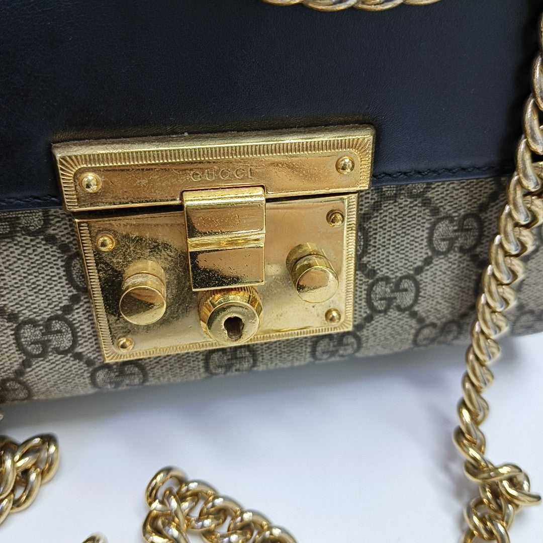 Padlock Small Monogram Coated Canvas Multicolor