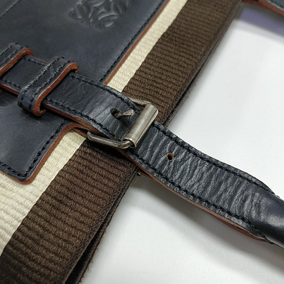 Canvas Top Handle Bag Black