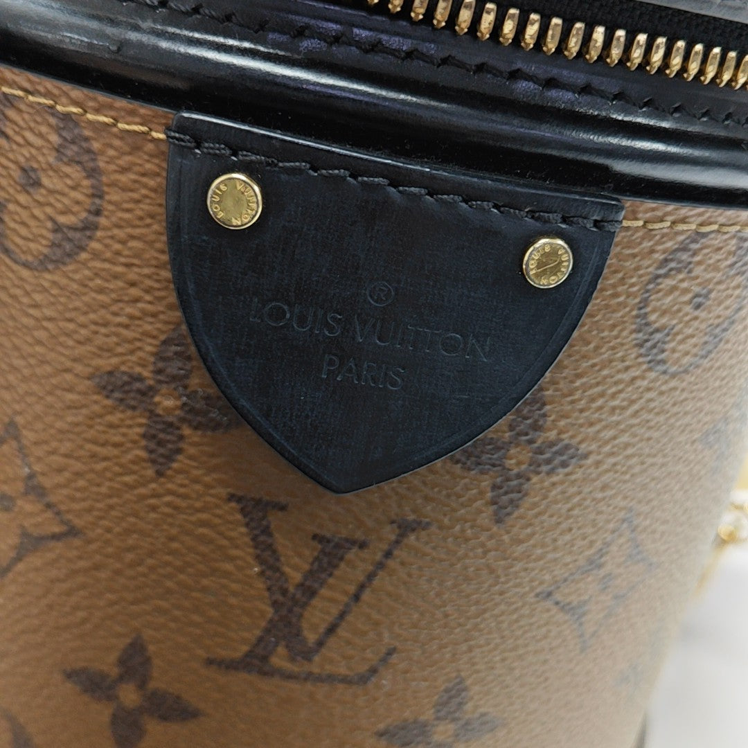 CANNES PM Monogram Coated Canvas Brown