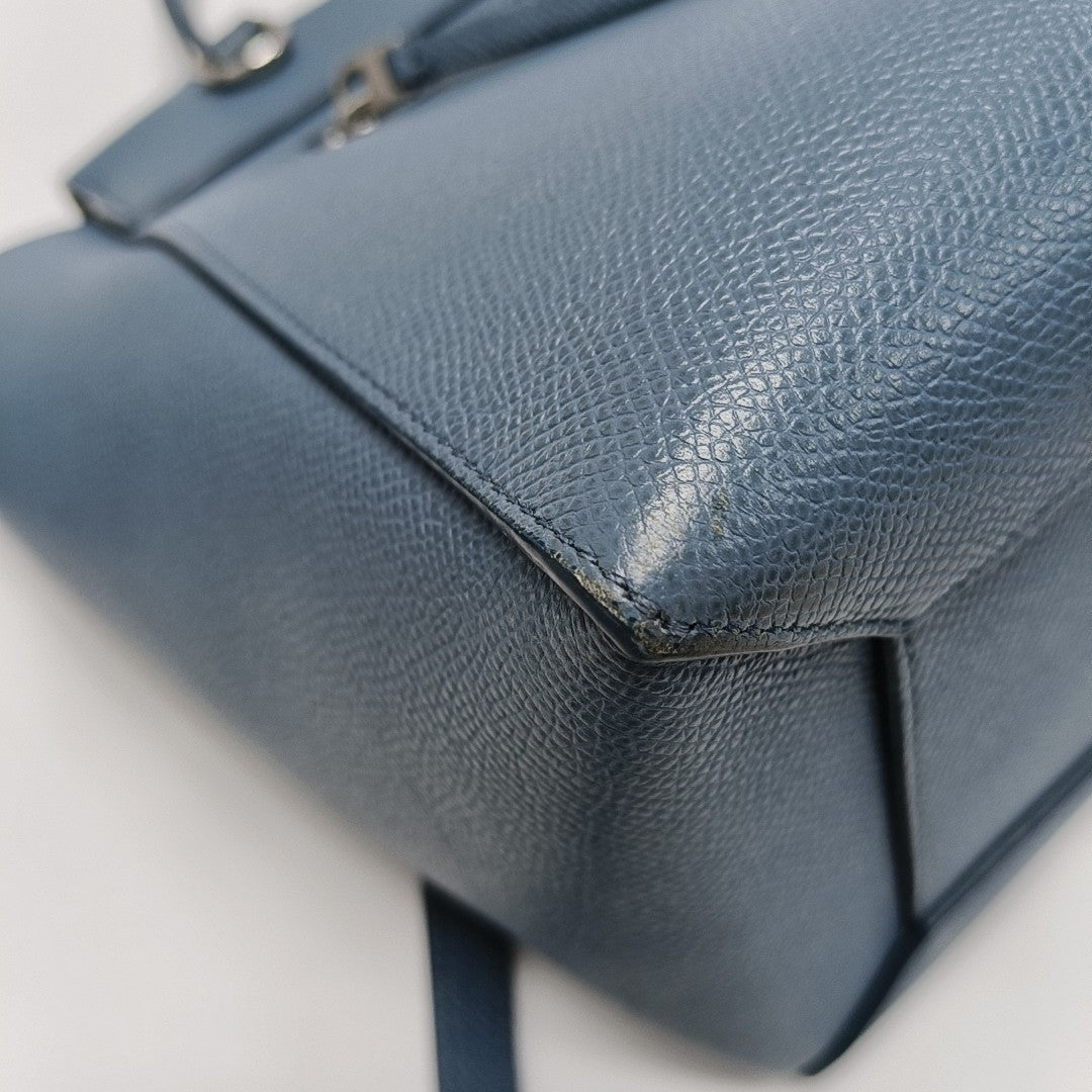 BELT Micro Calfskin Blue