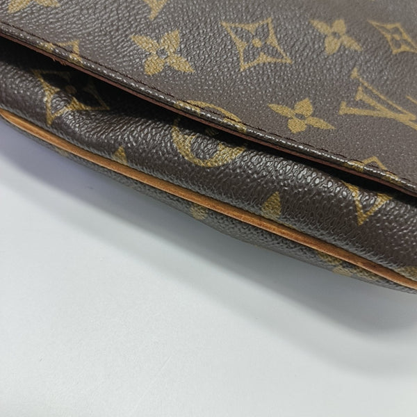 MUSETTE TANGO Monogram Coated Canvas Brown