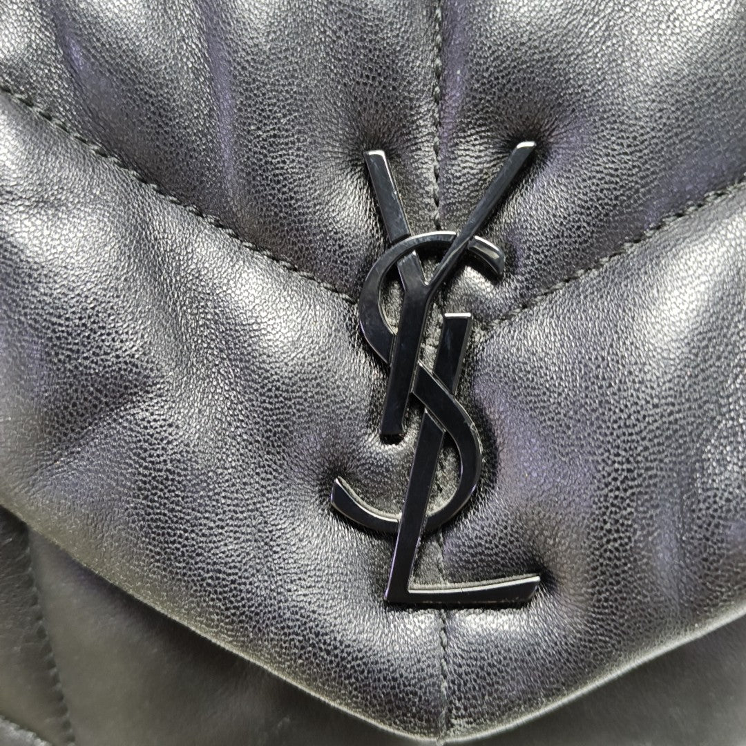 PUFFER Mini Quilted Lambskin Black
