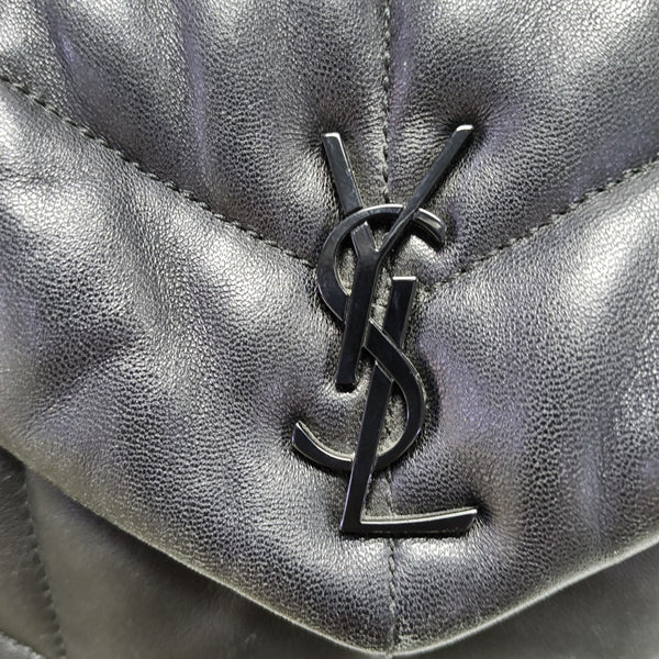PUFFER Mini Quilted Lambskin Black