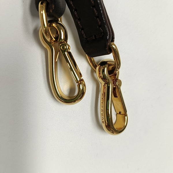 Calfskin Shoulder Bag Brown